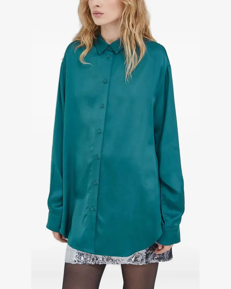Samsøe & Samsøe Geknöpftes Alfrida Hemd - Grün Grün