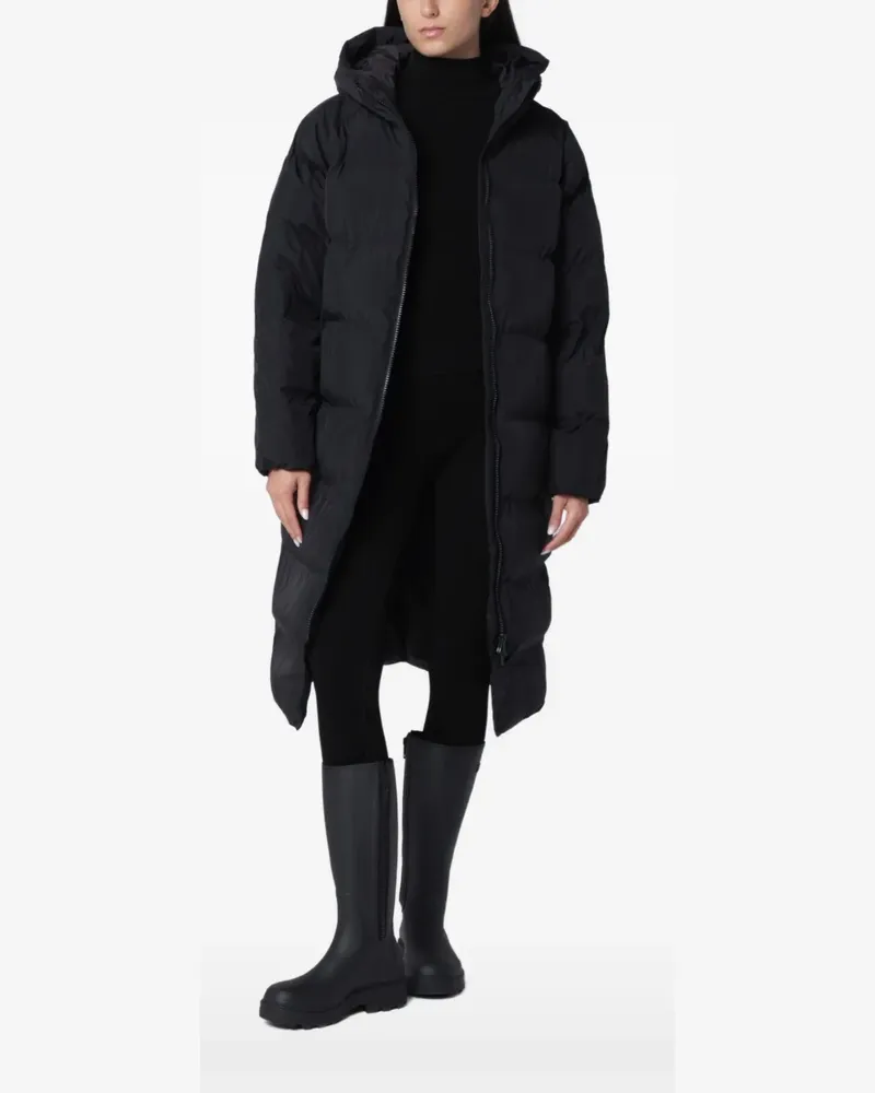 Tretorn Arctic Steppmantel mit Kapuze - Schwarz Schwarz