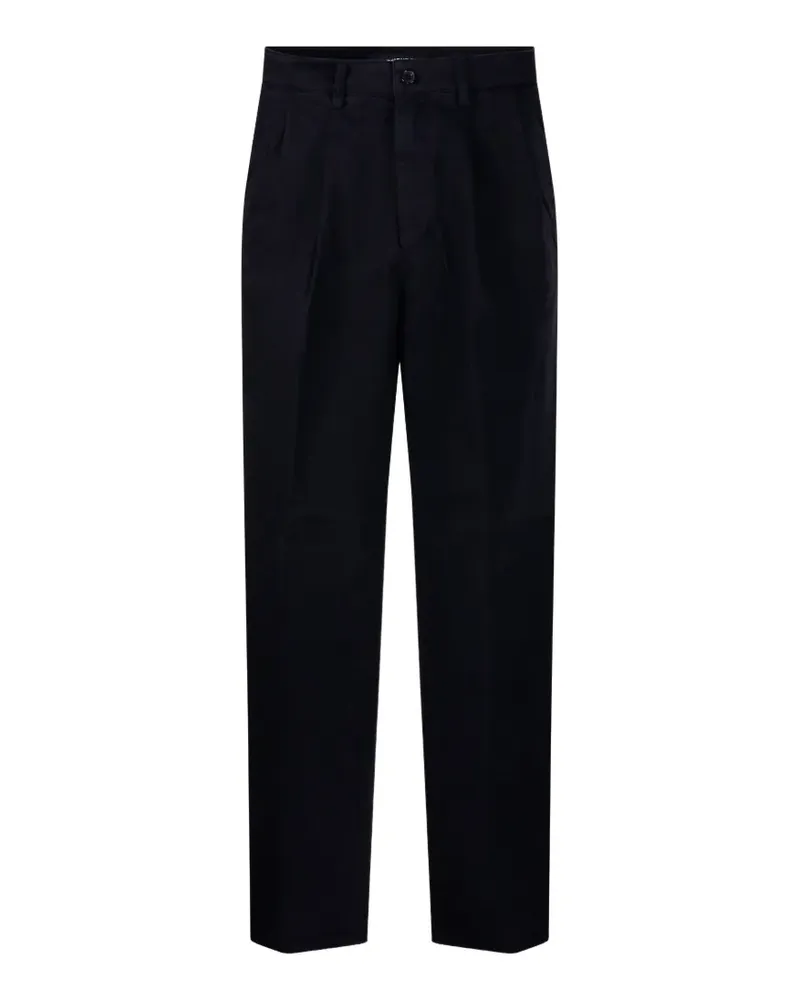 Department 5 Straight-Leg-Hose mit Falten - Blau Blau