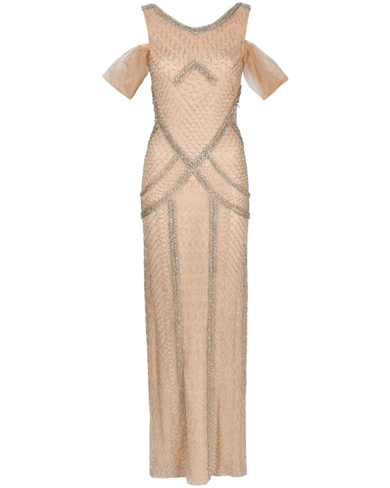 ATU Body Couture Abendkleid mit Kristallen - Rosa Rosa