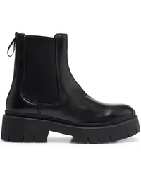 HUGO BOSS Stiefel mit Logo Schwarz