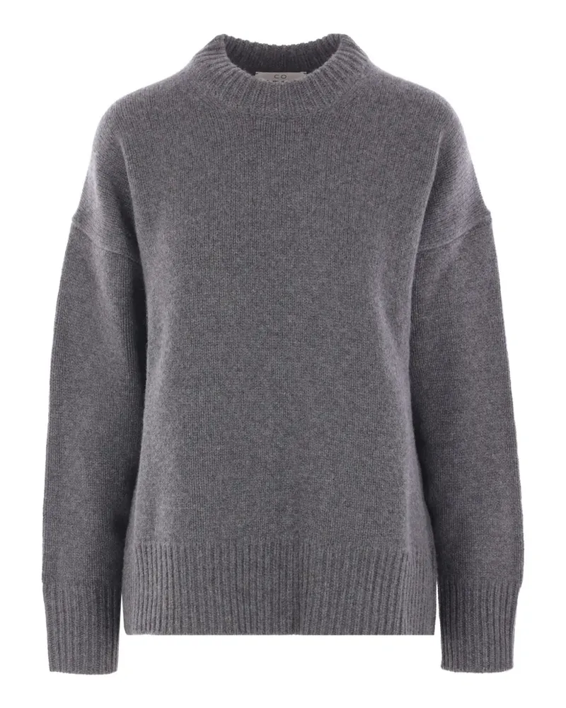 Co Kaschmirpullover mit Rundhalsausschnitt - Grau Grau