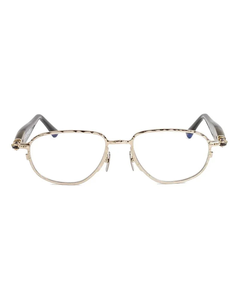 KUBORAUM J71 Brille mit optischem Gestell - Gold Gold