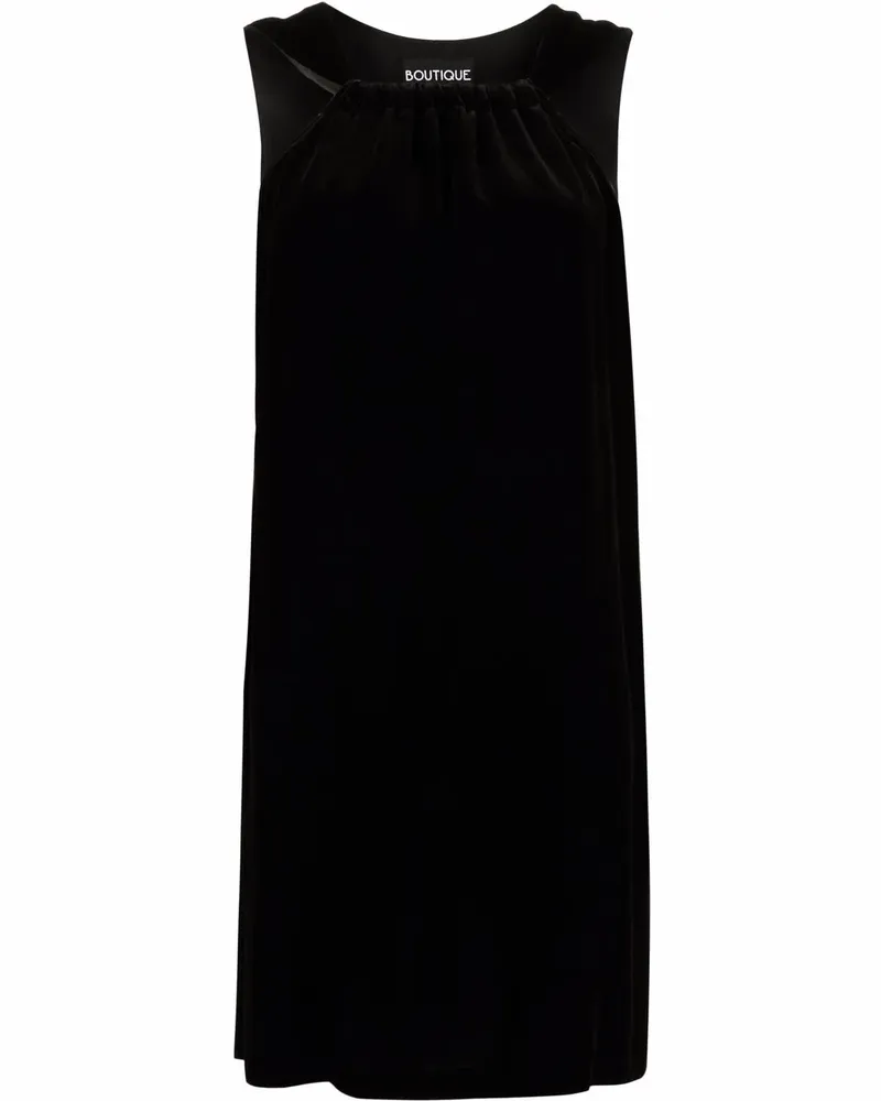 Moschino Ärmelloses Minikleid - Schwarz Schwarz