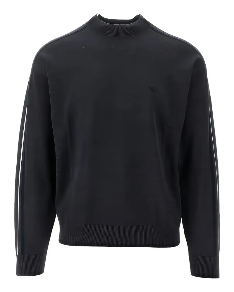 Emporio Armani Pullover mit Streifendetail - Grau Grau