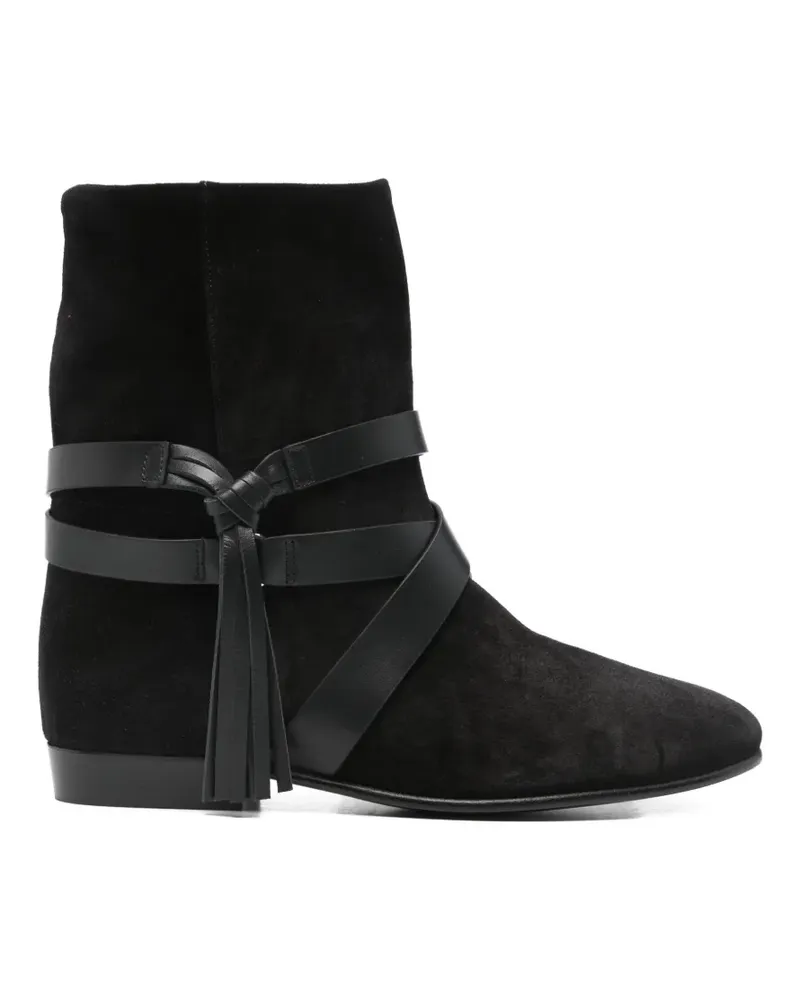 Isabel Marant Rejen Stiefel mit Quasten - Schwarz Schwarz