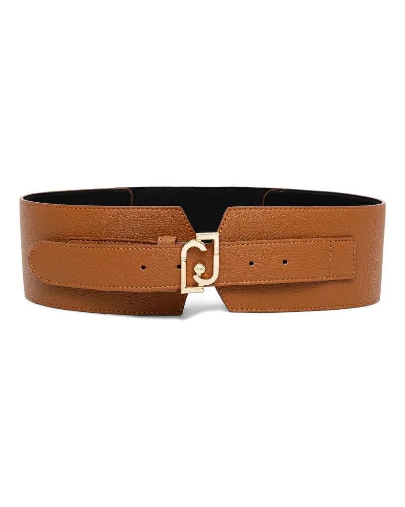 Liu Jo faux-leather buckle belt - Braun Braun