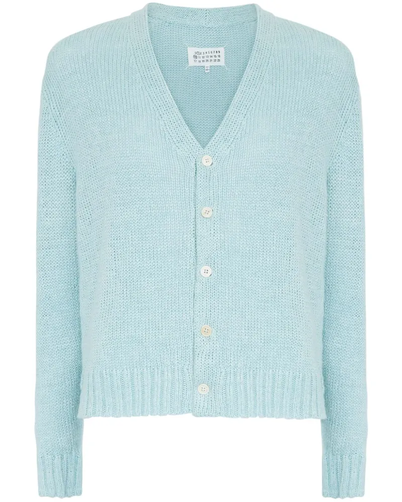 Maison Margiela Hanf-Cardigan - Blau Blau