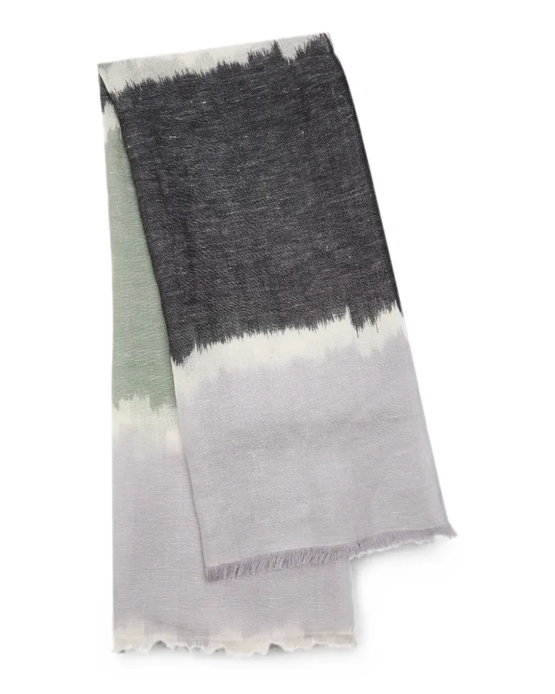 Denis Colomb Summer jacquard scarf - Schwarz Schwarz