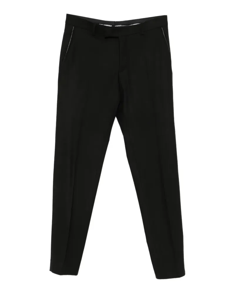 Karl Lagerfeld Klassische Edge Hose - Schwarz Schwarz