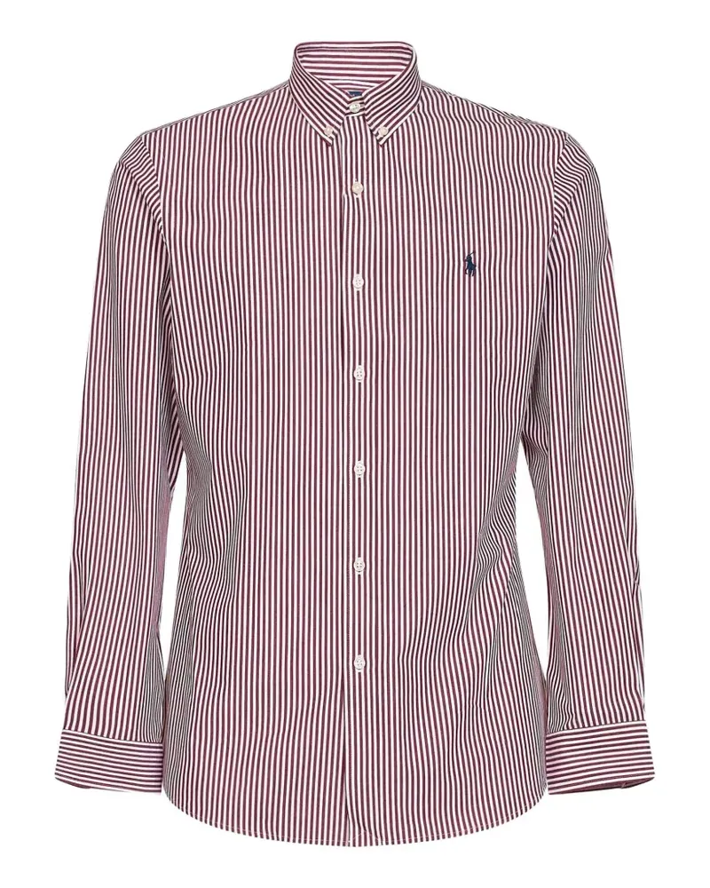 Ralph Lauren Schmales Popeline-Hemd - Rot Rot