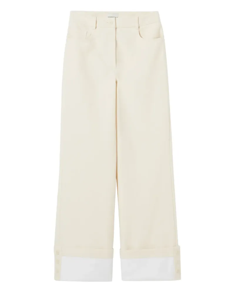 Claudie Pierlot Hose mit Knöpfen - Nude Nude