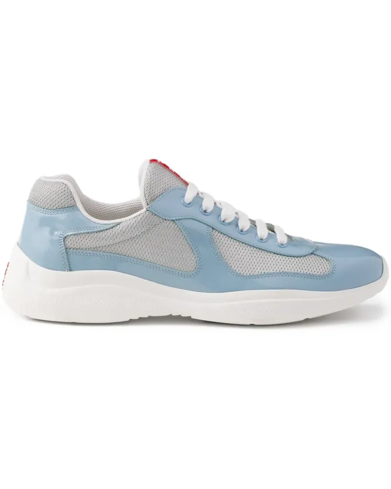 Prada America's Cup Lauf-Sneakers mit Mesh-Detail - Blau Blau