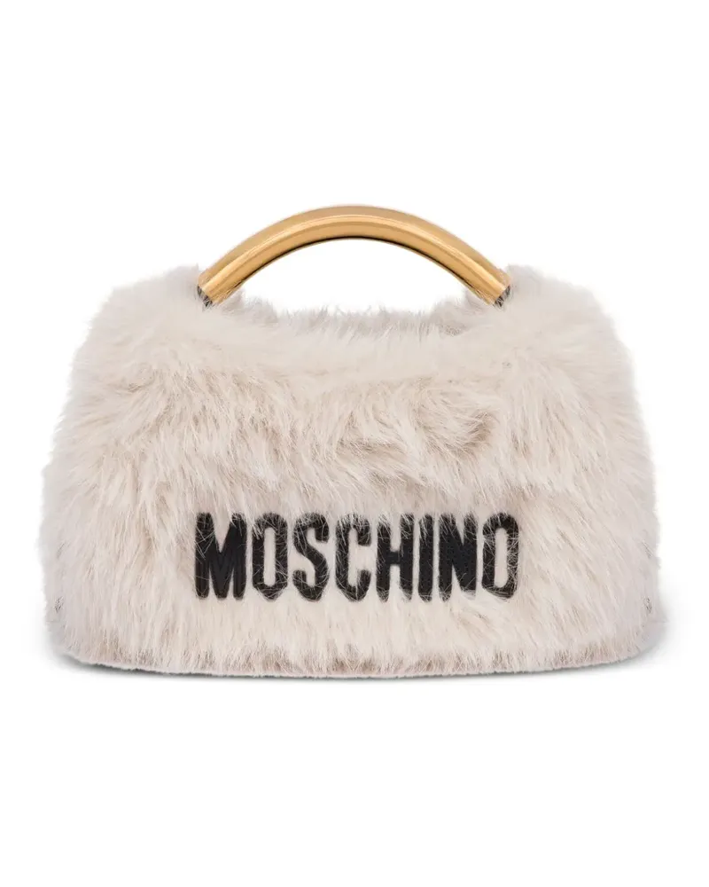 Moschino Tote Bag mit Logo-Stickerei - Weiß Weiß