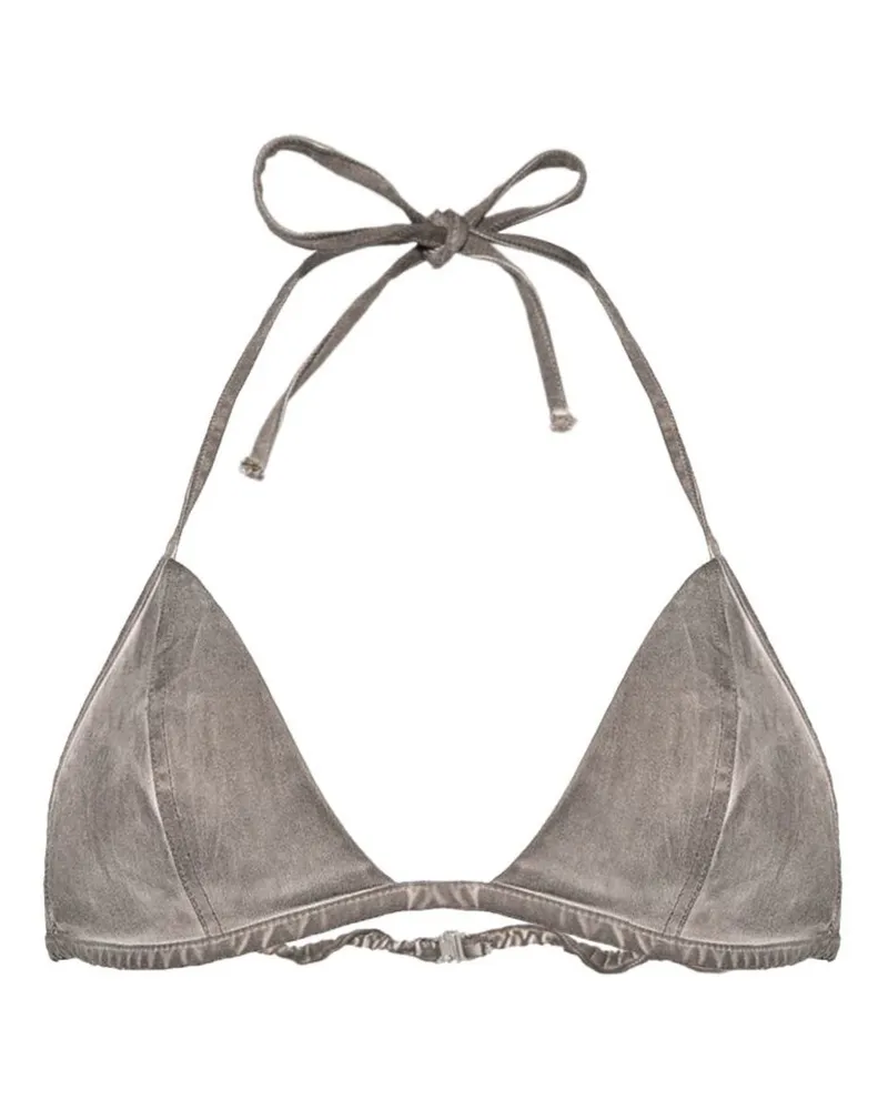 DRKSHDW by Rick Owens Triangel-BH mit Riemen - Grau Grau