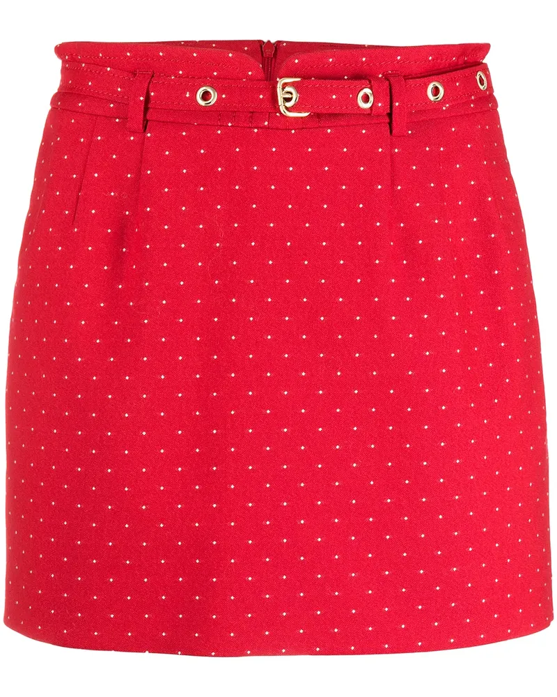 RED Valentino Shorts mit Gürtel - Rot Rot