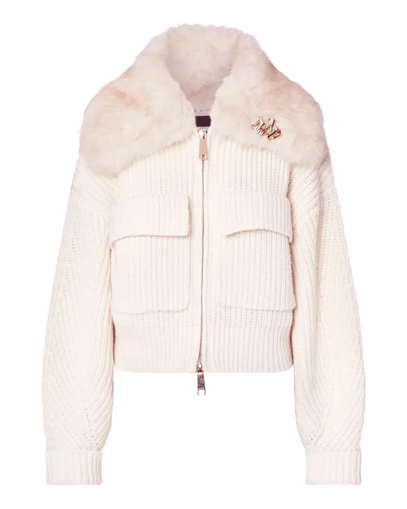 Liu Jo Bomberjacke mit Teddy-Kragen - Nude Nude