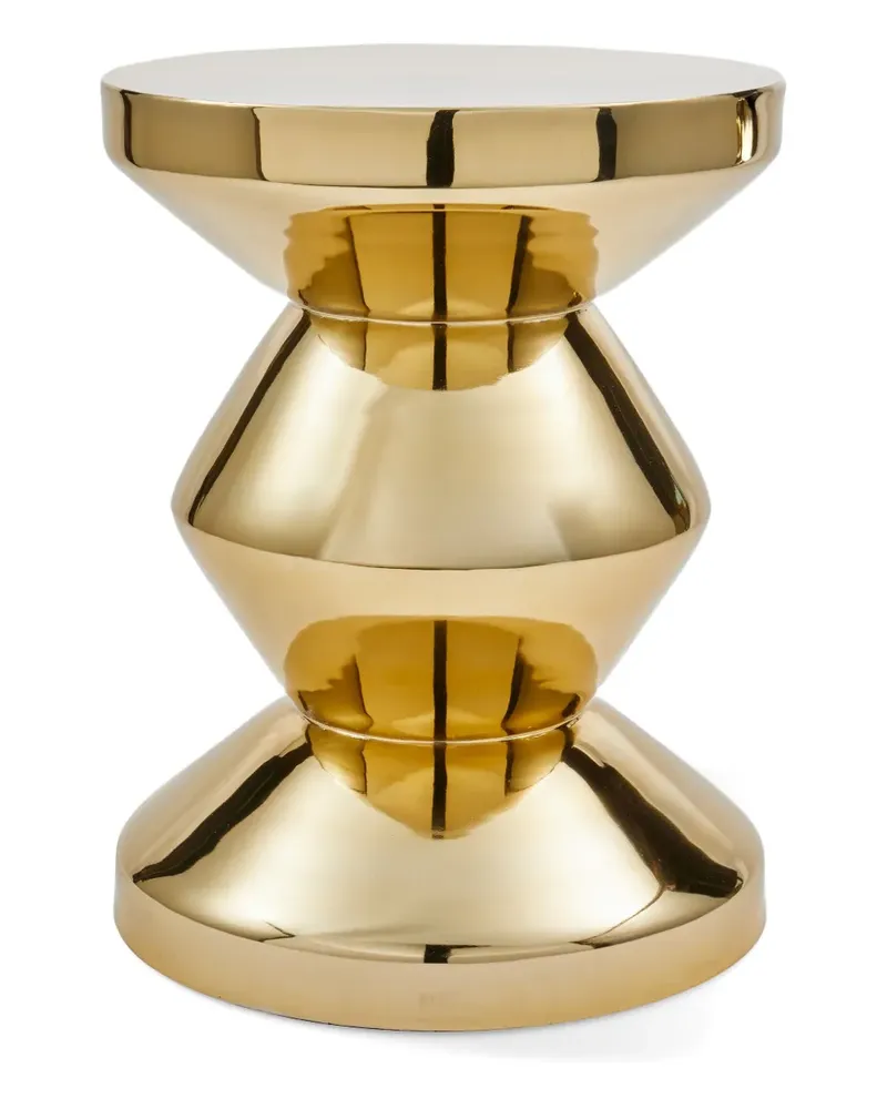 POLSPOTTEN Beistelltisch in Sanduhr-Design - Gold Gold