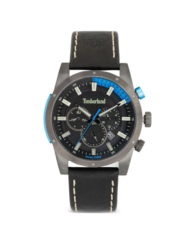 Timberland dual-time 46mm - Schwarz Schwarz