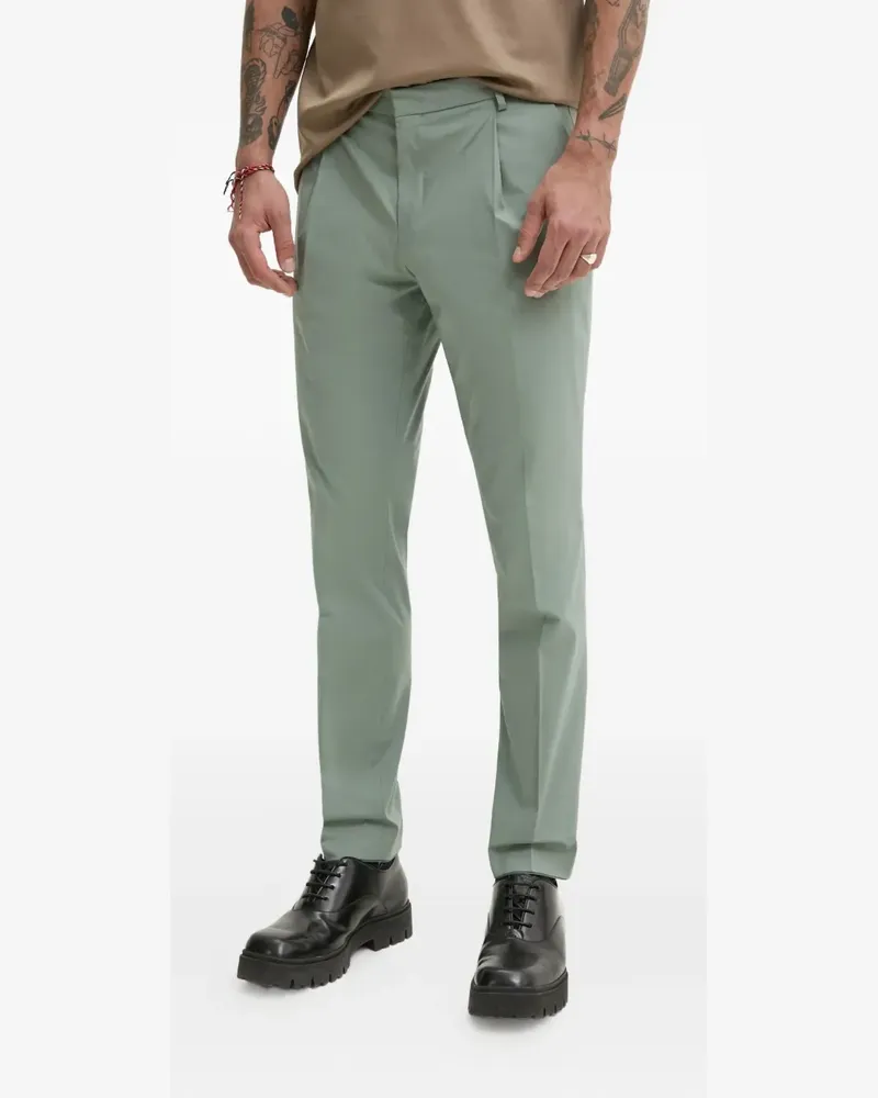 HUGO BOSS pleated trousers - Grün Grün