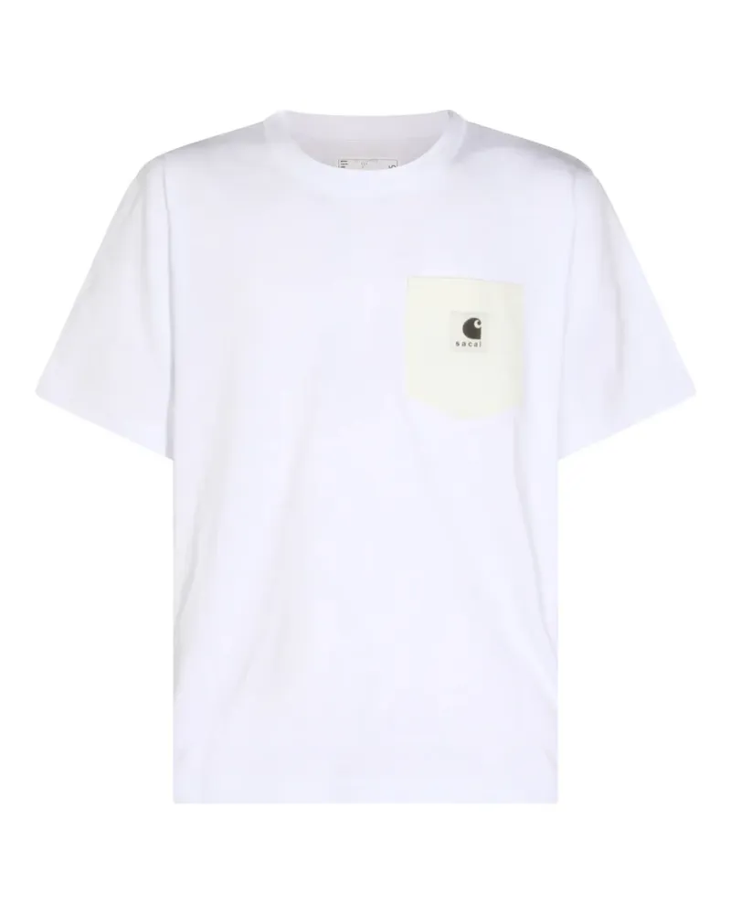 Carhartt WIP x Sacai cotton T-shirt - Weiß Weiß