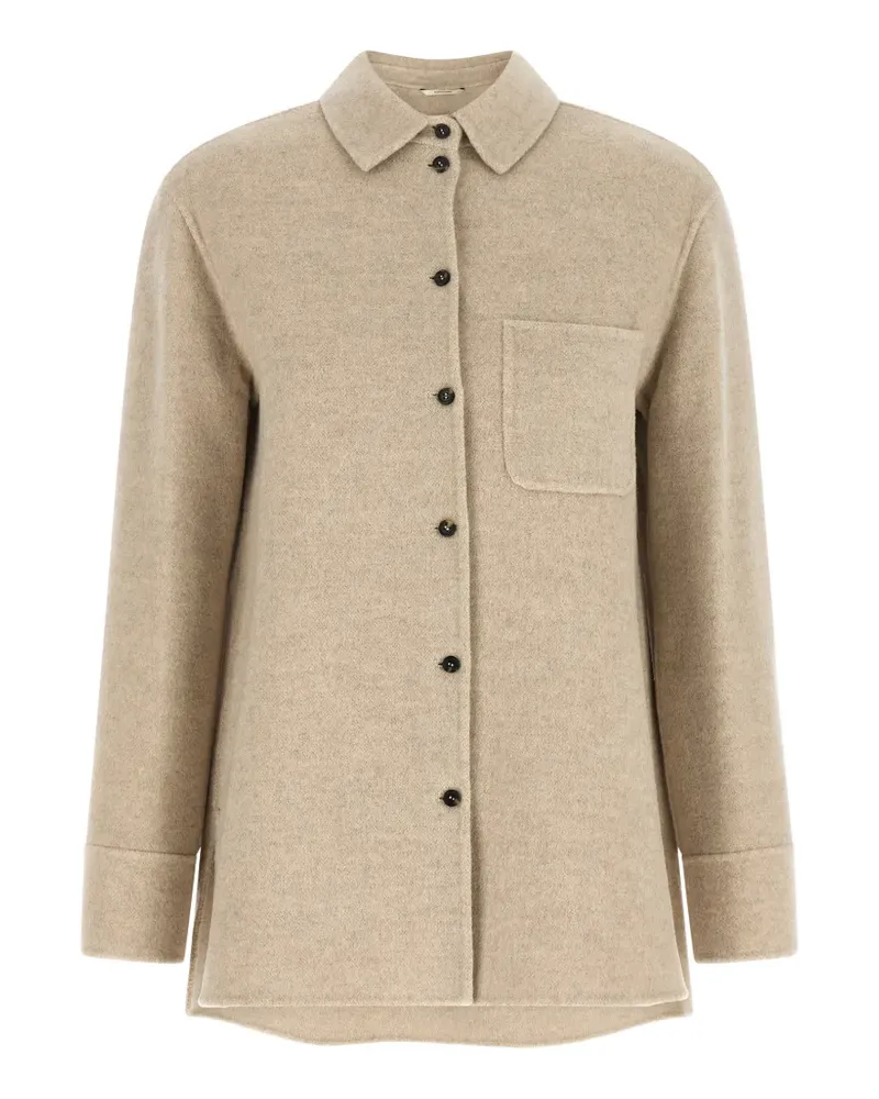 Max Mara Cobalto shirt jacket - Nude Nude