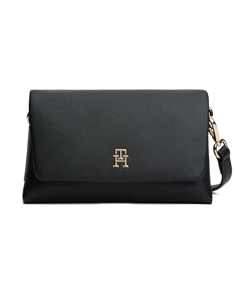 Tommy Hilfiger logo-plaque mini bag - Schwarz Schwarz
