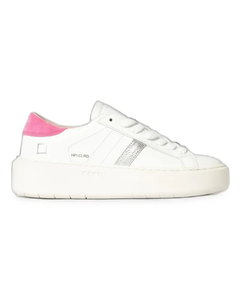 D.A.T.E. Hill Low Platform leather sneakers - Weiß Weiß