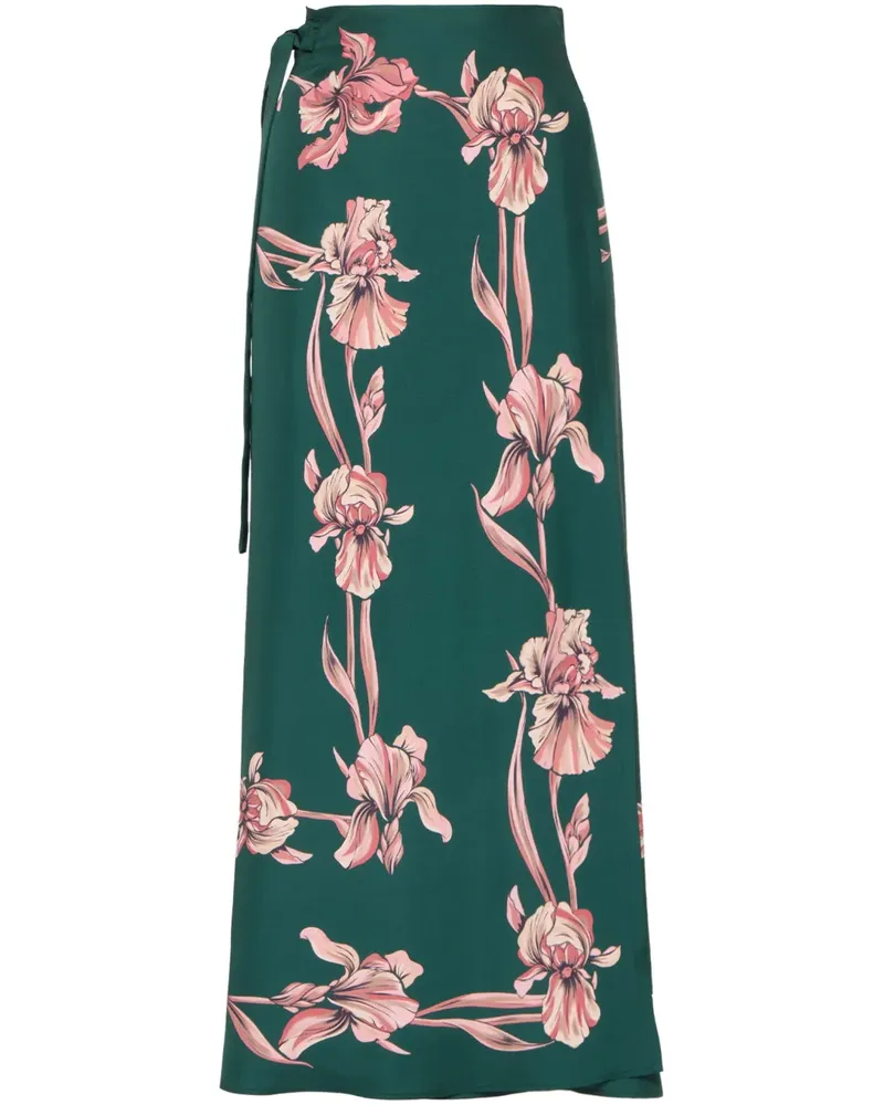 La DoubleJ Sarong mit Print - Grün Grün