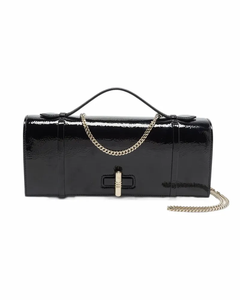 Malone Souliers May Clutch mit Drehverschluss - Schwarz Schwarz
