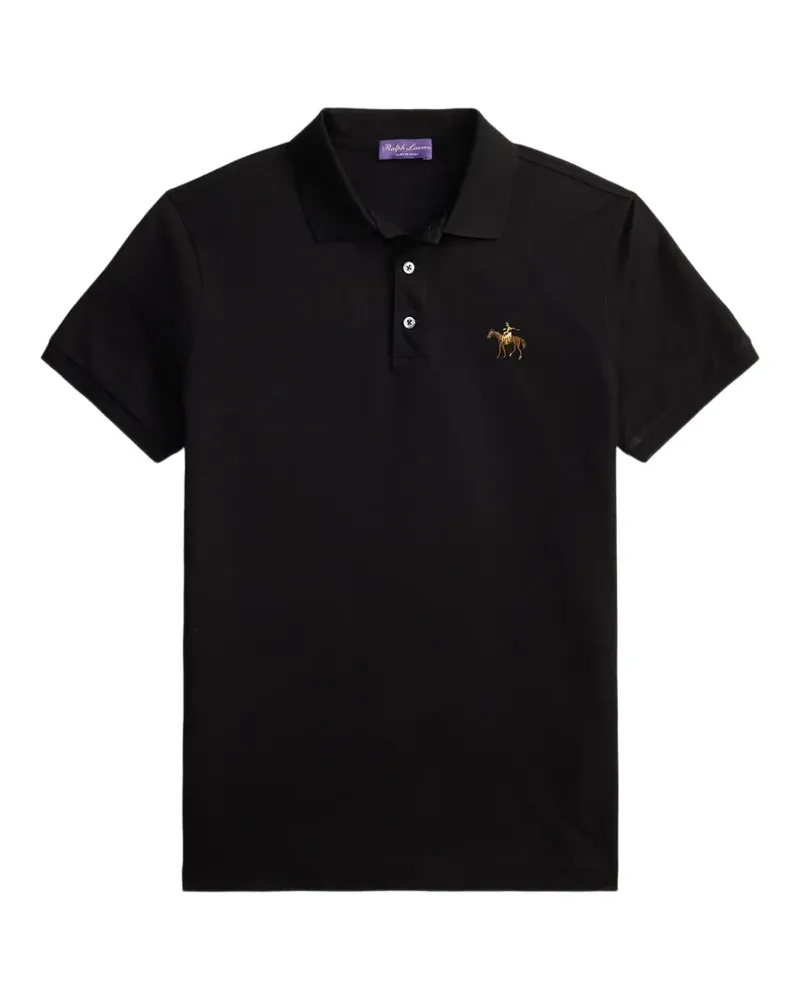 Ralph Lauren Poloshirt mit Logo-Stickerei - Schwarz Schwarz