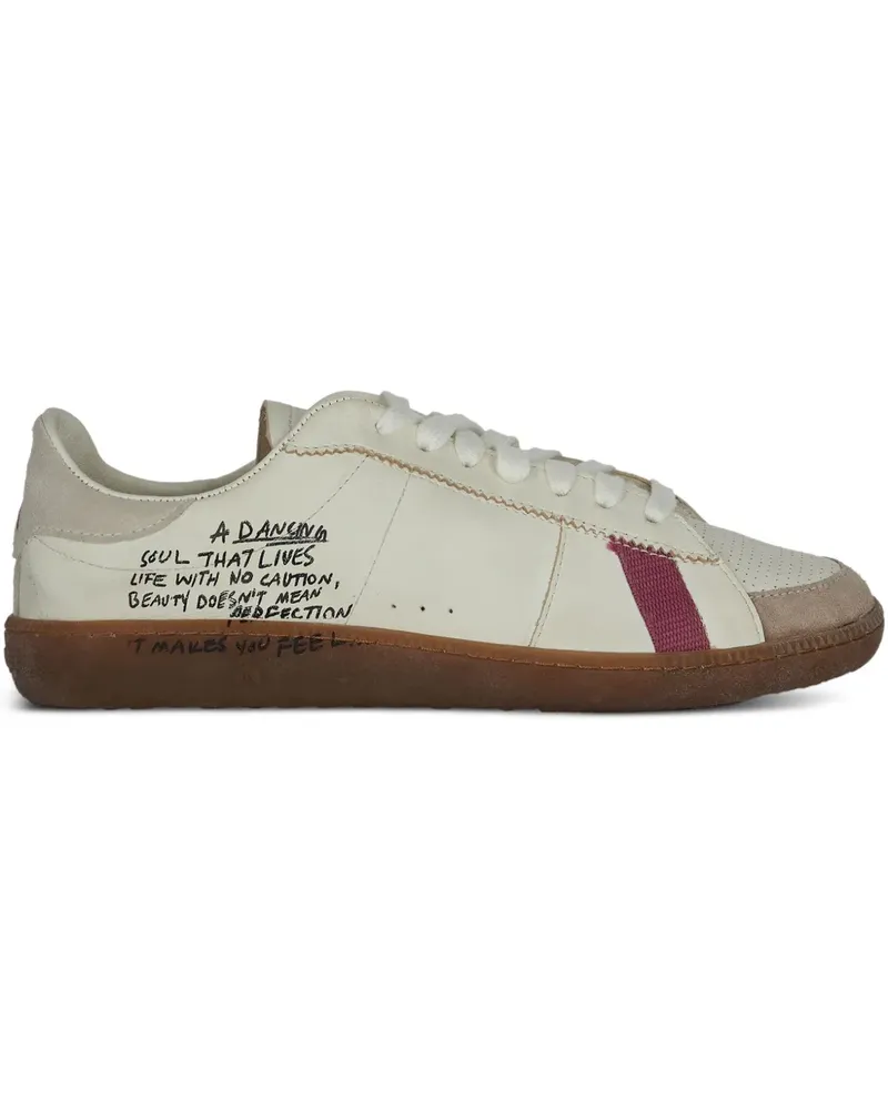 Patrizia Pepe Skin Sneakers mit Ledereinsätzen - Nude Nude