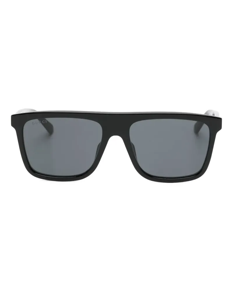 Gucci square-frame sunglasses - Schwarz Schwarz