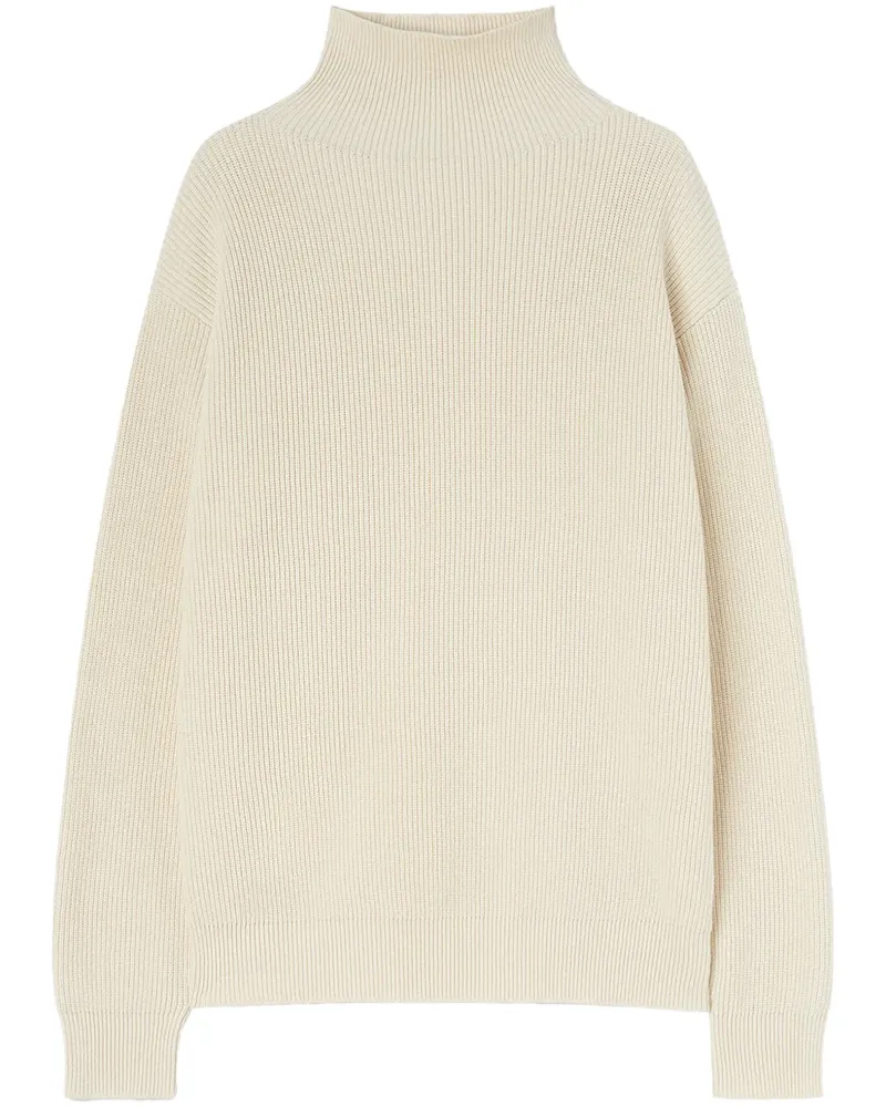 Jil Sander Gerippter Rollkragenpullover - Nude Nude