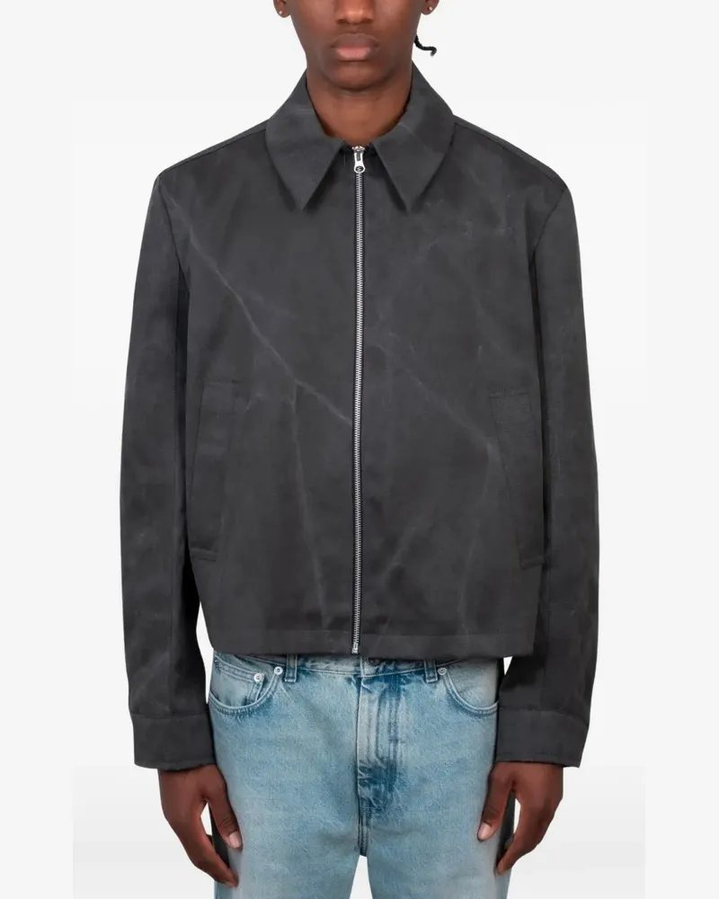 Séfr Tazio zip-up jacket - Grau Grau