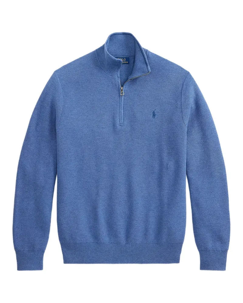 Ralph Lauren Gestrickter Pullover in Mesh-Optik - Blau Blau