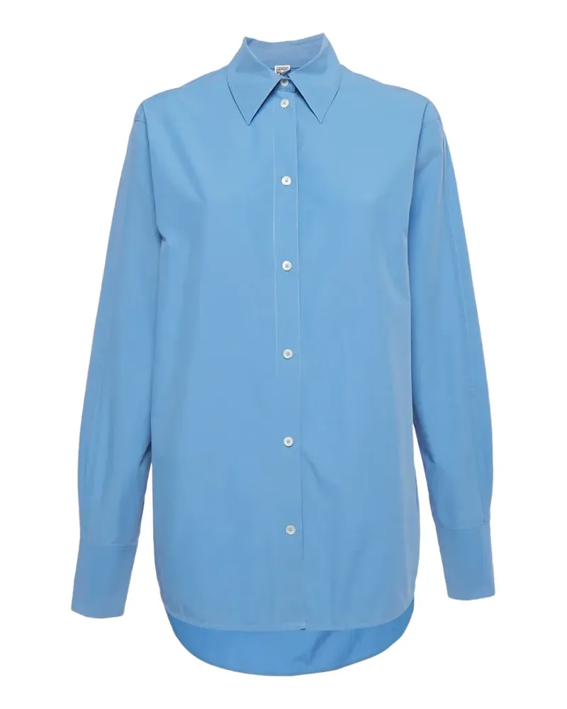 Totême long-sleeve cotton shirt - Blau Blau