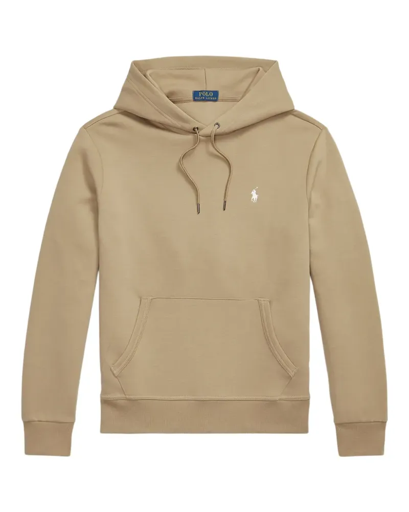 Ralph Lauren logo-embroidered drawstring hoodie - Nude Nude