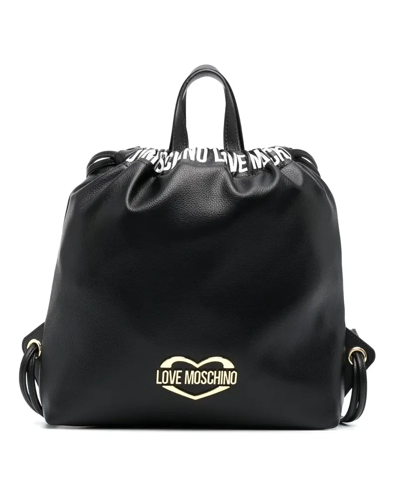 Moschino Shopper mit Herz-Motiv - Schwarz Schwarz