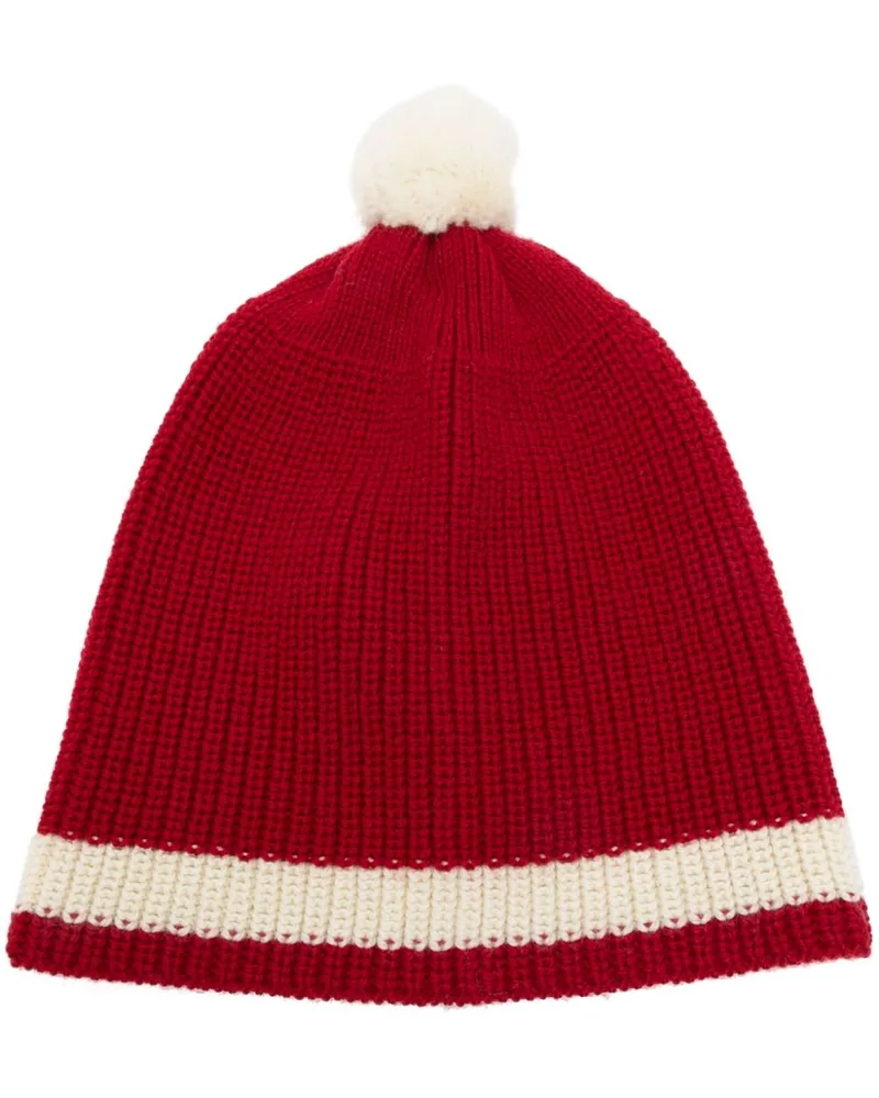 BODE Pom Beanie - Rot Rot