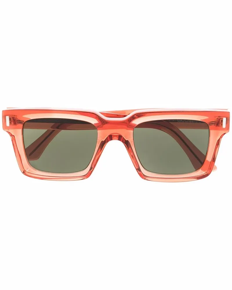 Cutler and Gross Sonnenbrille mit eckigem Gestell - Orange Orange