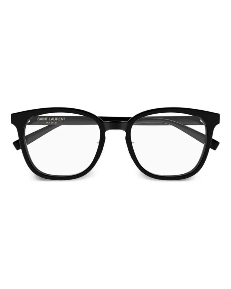 Saint Laurent Brille mit eckigem Gestell - Schwarz Schwarz