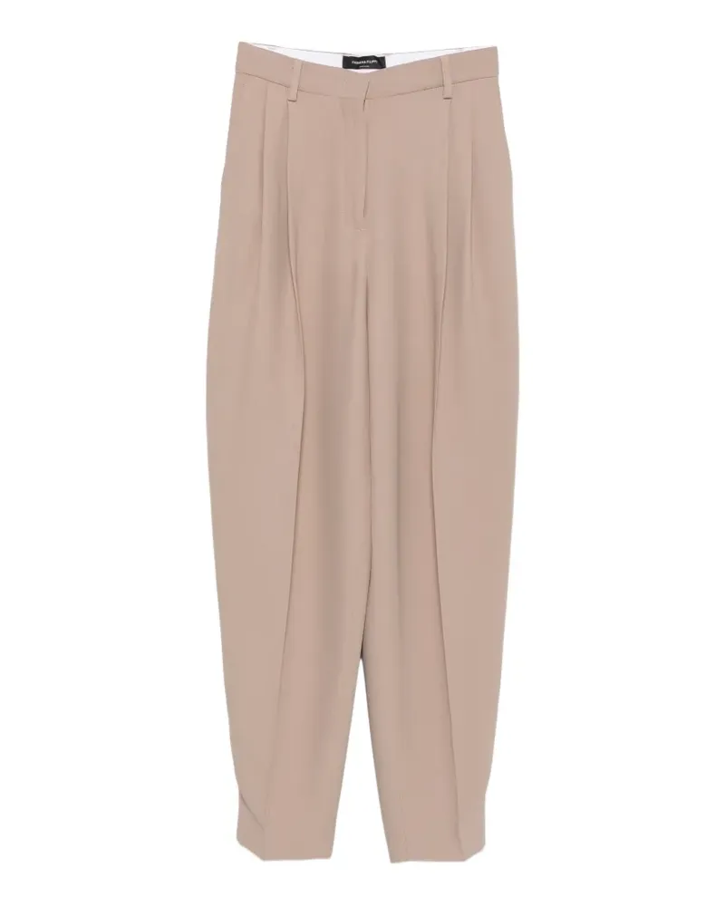 Fabiana Filippi Plissierte Tapered-Hose - Nude Nude