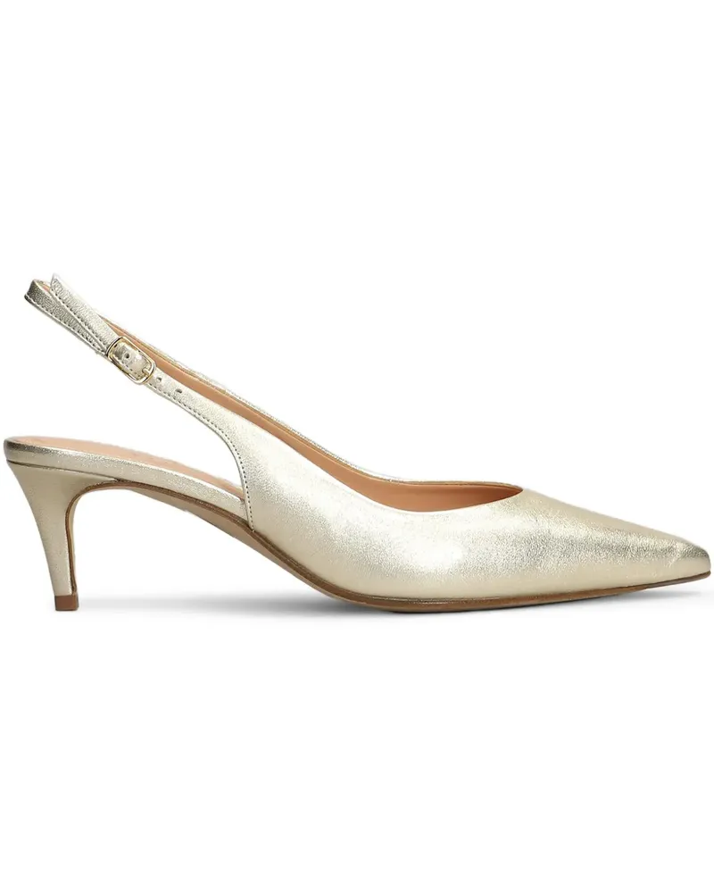 The Seller Slingback-Pumps im Metallic-Look 60mm - Gold Gold