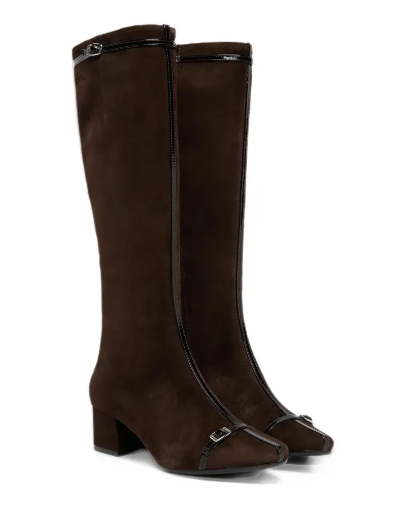 Carel Starter buckle-detail boots - Braun Braun