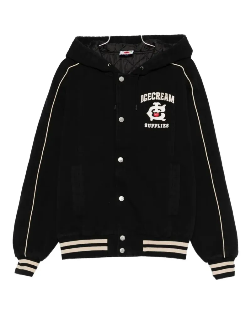 Billionaire Boys Club hooded bomber jacket - Schwarz Schwarz