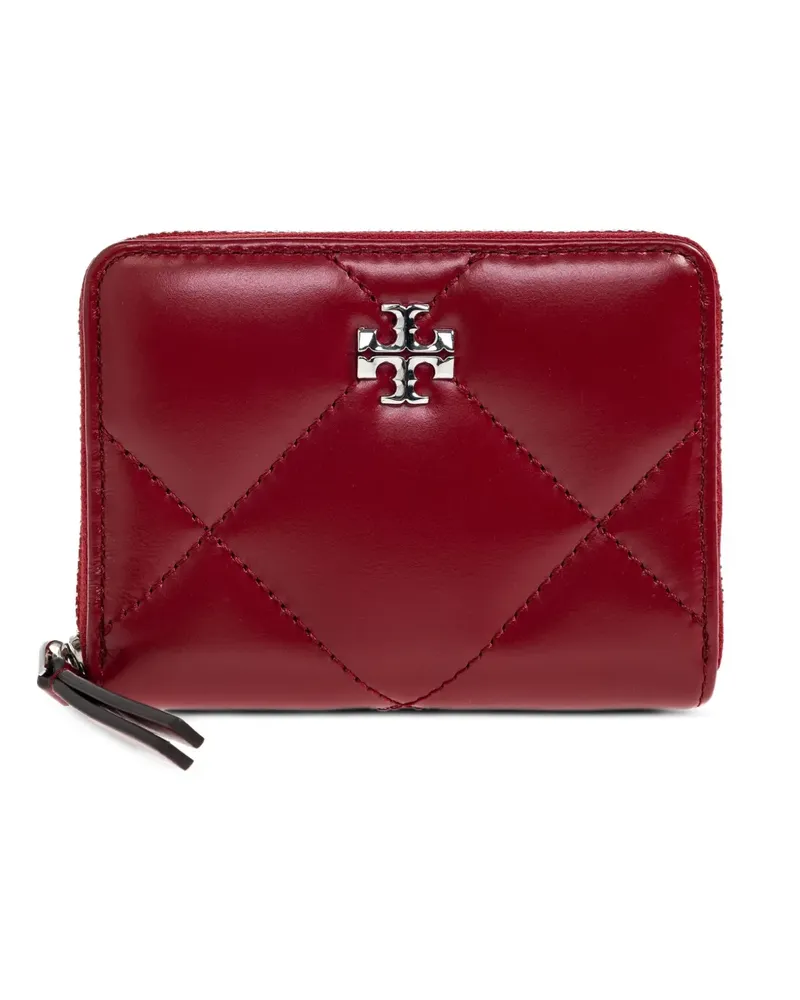 Tory Burch Kleines Kira Portemonnaie mit Steppung - Rot Rot