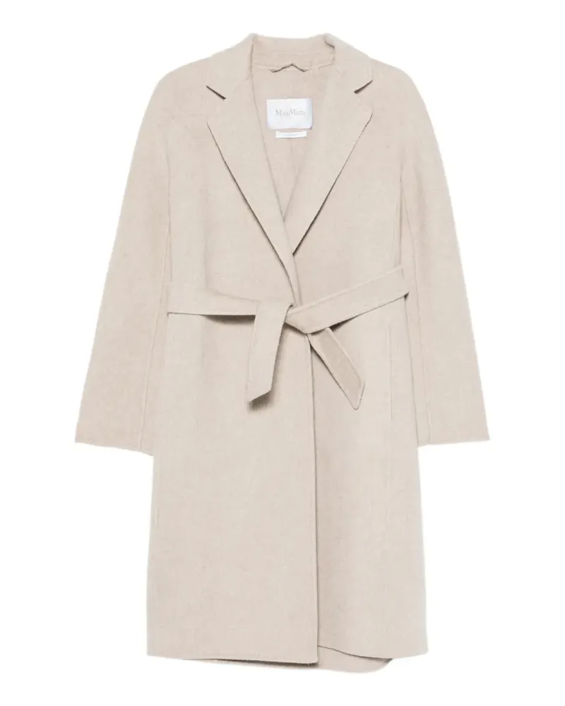 Max Mara Kaschmirmantel im Morgenmantel-Stil in Sand - Nude Nude