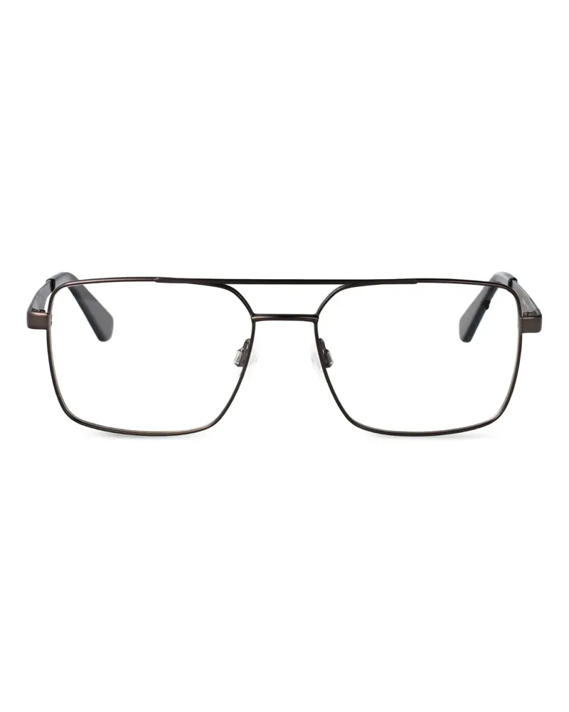 Calvin Klein Brille mit eckigem Gestell - Schwarz Schwarz