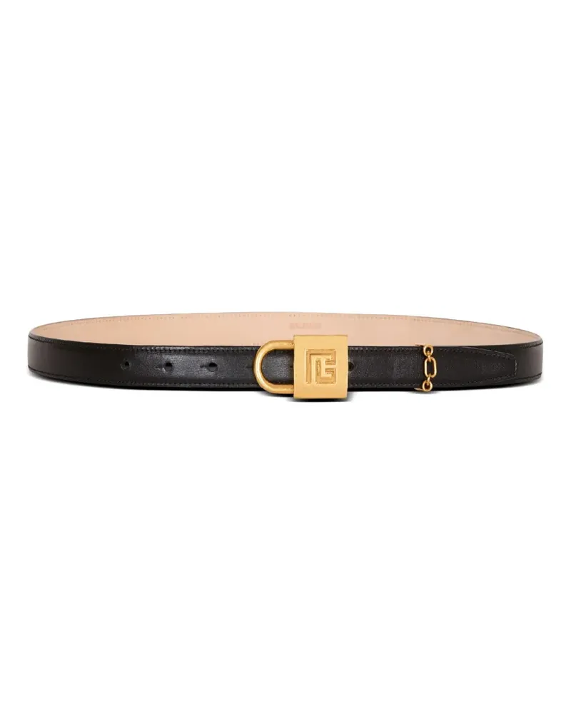 Balmain Klassischer Gürtel - Schwarz Schwarz